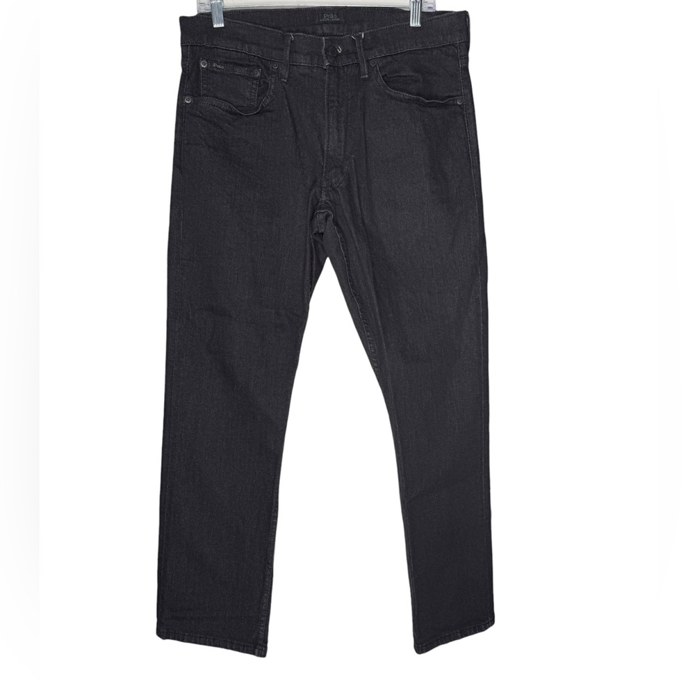 Polo Ralph Lauren Prospect Straight Black Denim Jeans Men’s size 32 x 30 Casual